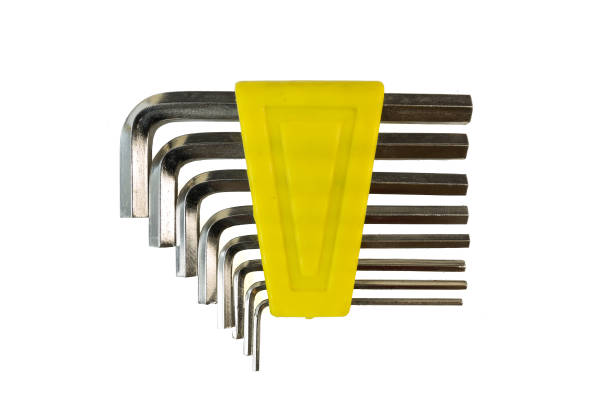 Short Allen Key Set – Standard L-Type Hex Keys in Metric/Imperial Sizes for Assembly, Machinery, Furniture and General Repair Tasks